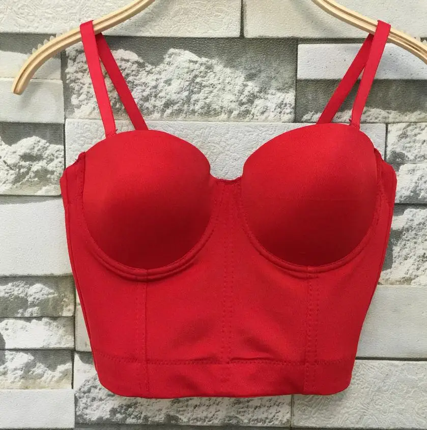 Plus Size 2017 Basic Smooth Spandex Push Up Bralet Women's Bustier Bra