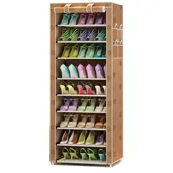 9 уровня Оксфорд шкаф для обуви туфли стеллажи для хранения большой Ёмкость мебель для дома