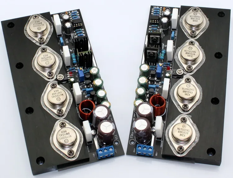 DC25 35V 20 Вт/8 Ом 40 Вт/4 Ом. 80 Вт/2 MJ15024 / MJ15025 без отзывы Плата усилителя класса A|amplifier 4
