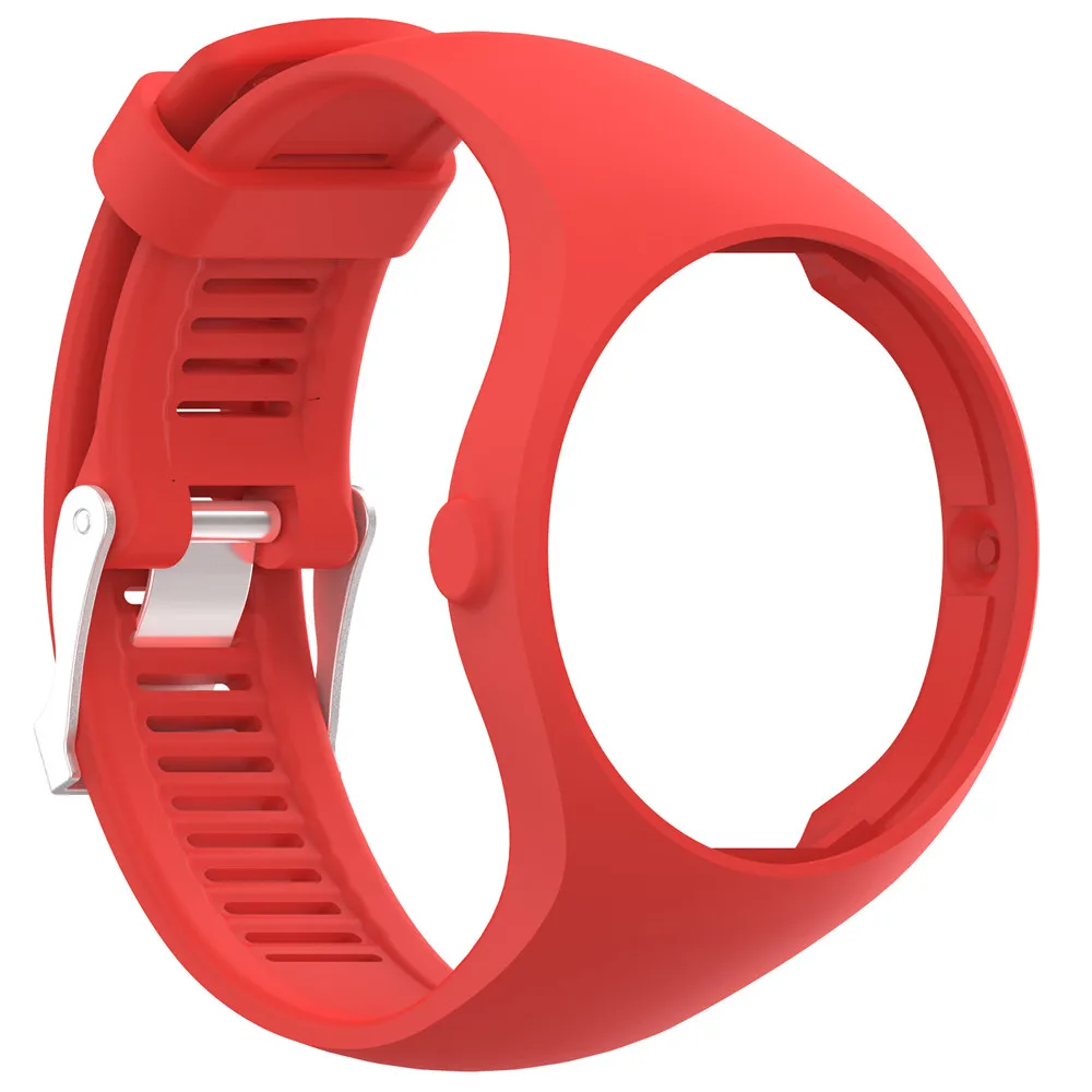 Silicone Air Hole Watch Wrist Strap For Polar M200 Fitness Smart Watch 235MM Length Suit For Young Girl Boy Sports Wrist Band