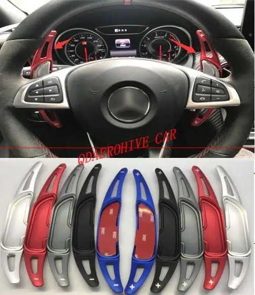

QDAEROHIVE Steering Wheel Shift Paddle Extension Shifters For NEW Mercedes Benz AMG A45 CLA45 C63 GLA45 GLS63 GLE63 G63 !