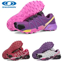 Salomon speed Cross 4 CS/Женская обувь, уличные спортивные кроссовки, Zapatos De Mujer, женская обувь для фехтования speed cross 4, размеры 36-42