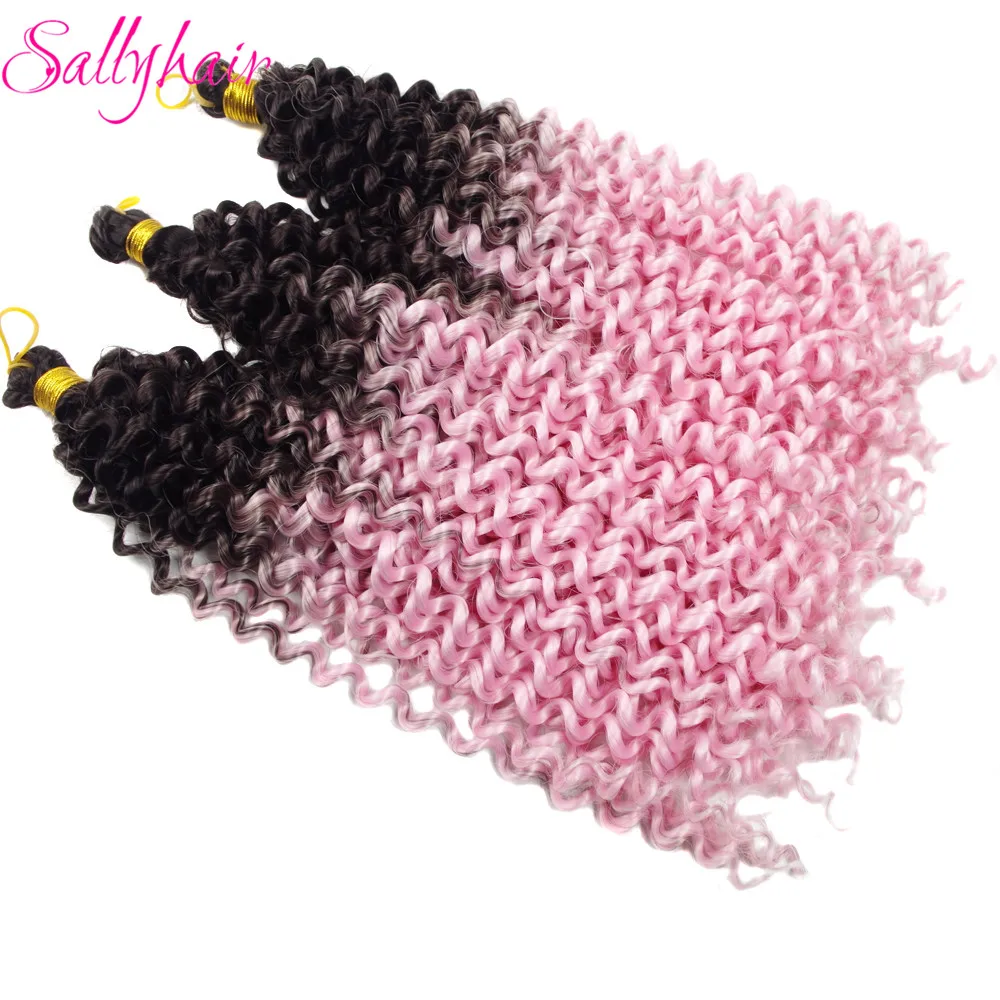Sallyhair Water Wave Omber Braiding Hair Extension (60)