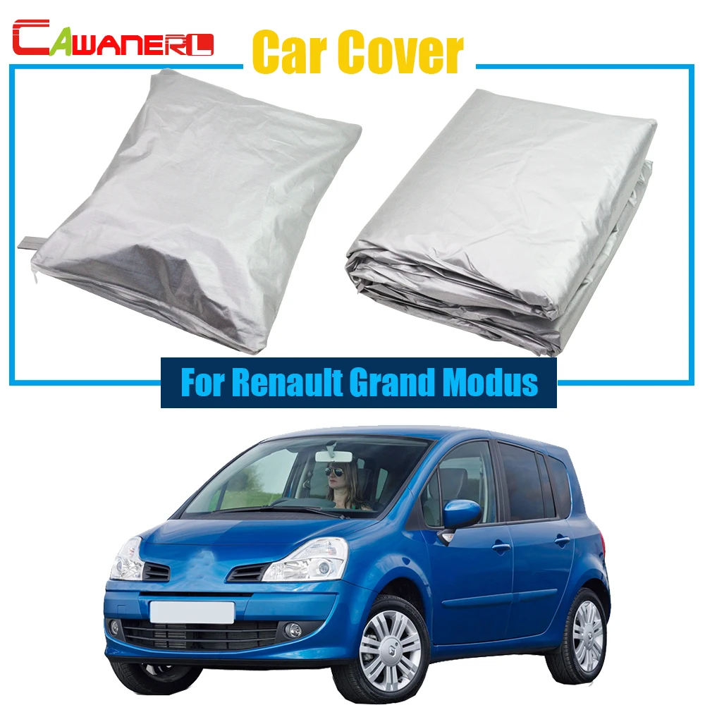 

Cawanerl New Car Cover Snow Rain Sun Protector UV Anti Resistant Cover Dust Proof For Renault Grand Modus
