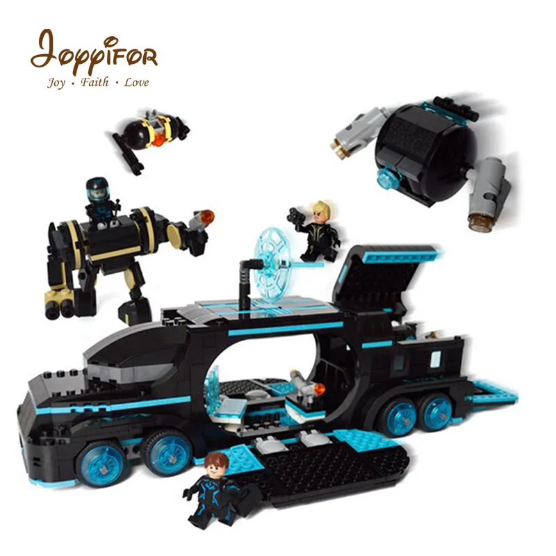 

Joyyifor City X-Agents Wheel Weapons Spacecraft Car Model Building Block Set Kids Toys Minifigure Gift Compatible LegoINGlys Toy
