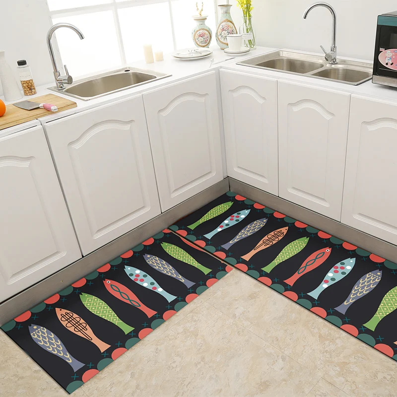 

Bathroom Doormat Floor Mat Anti-slip Water Absorption Carpet Kitchen Mat Door Mat Kitchen Floor Mat Carpet Toilet Rug Porch Door