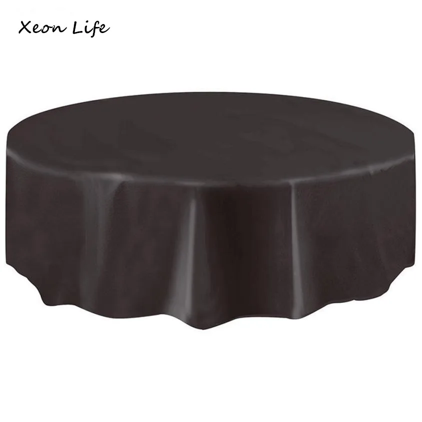 

Large Plastic Circular Table Cover Cloth Wipe Clean Party Tablecloth Covers Cloth Wipe Clean Party Tablecloth Covers With HOT