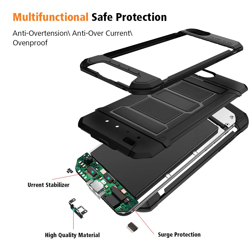 FLOVEME Mobile Phone Battery Charger Case For iPhone 6 6S Plus 7 8 Plus Power Bank Armor Portable External Battery Pack Cases FLOVEME Mobile Phone Battery Charger Case For iPhone 6 6S Plus 7 8 Plus Power Bank Armor Portable External Battery Pack Cases