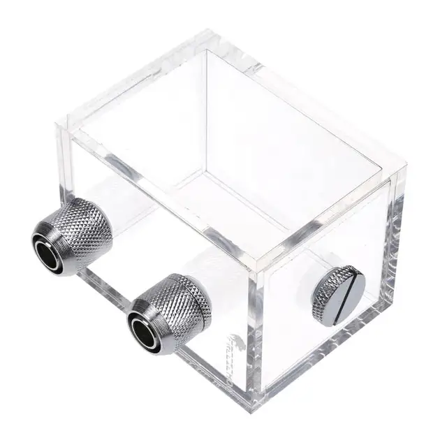 Modest Mini 200ml Acrylic Water Tank G1/4 Connector Thread with Connector Plug for PC Water Cooling System Computer Component Accessory Modest Mini 200ml Acrylic Water Tank G1/4 Connector Thread with Connector Plug for PC Water Cooling System Computer Component Accessory
