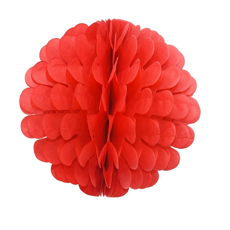 1/2/5 шт 20/25 см декоративные ткани цветочные шары из бумаги DIY Pom Poms Бумага мяч для Baby Shower или для вечеринки по случаю свадьбы украшение комнаты на свадьбу 8