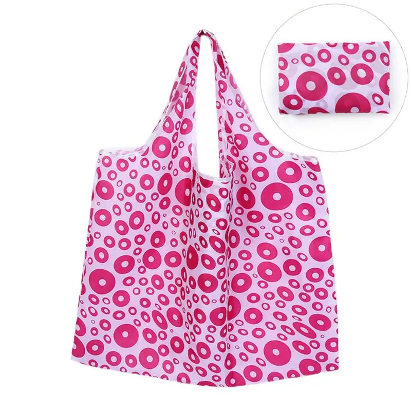 THINKTHENDO Fashion Unisex Shopping Bag Travel Large Shoulder Bag Tote Handbag Folding Reusable Cartoon Bags