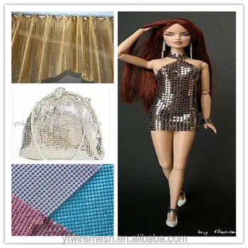 

Metal sequin fabric for living room divider