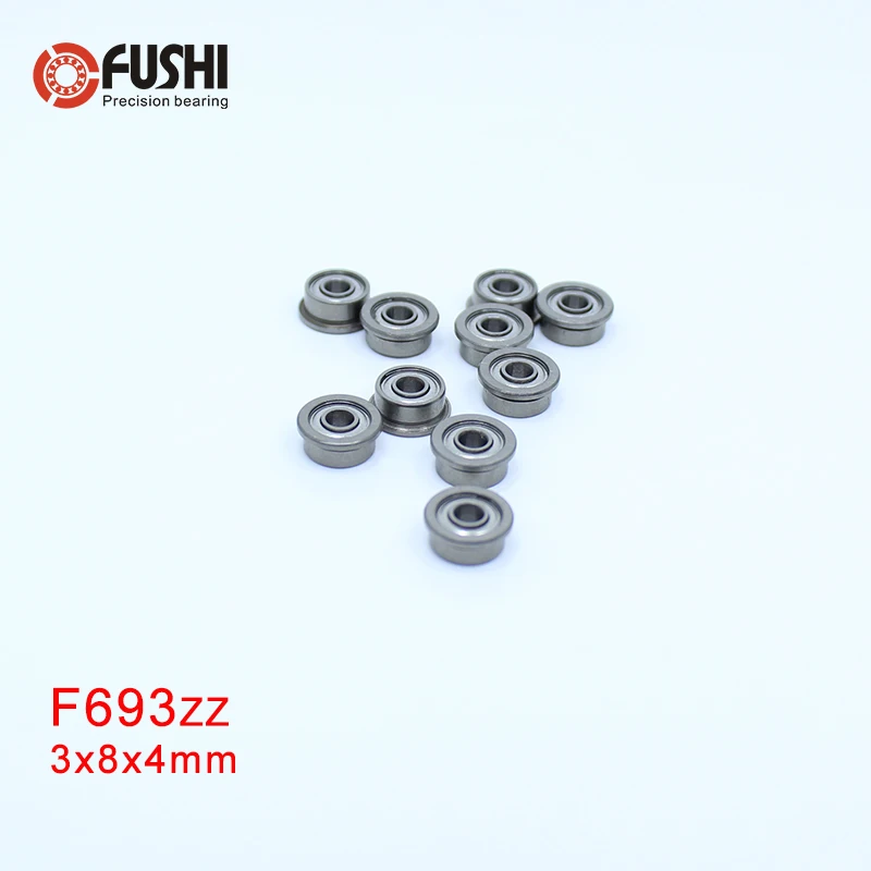 Ochoos 10pcs ABEC-5 F693ZZ F693 ZZ F693Z 384 mm 3x8x4 mm Metal Double Shielded flanged Bearing Ball Bearings with Flange Length: ABEC 5 Ochoos 10pcs ABEC-5 F693ZZ F693 ZZ F693Z 384 mm 3x8x4 mm Metal Double Shielded flanged Bearing Ball Bearings with Flange Length: ABEC 5