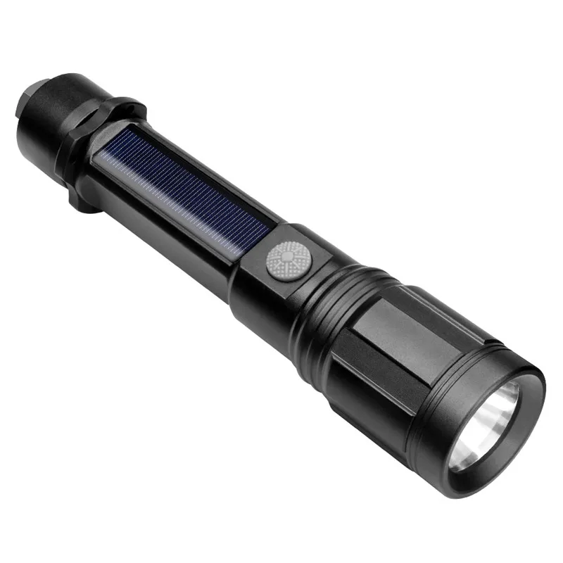 SANYI Zoom фонарик фонарь 3 режима портативный фонарь супер яркий usb зарядка встроенный аккумулятор Освещение для кемпинга охотничий фонарь
