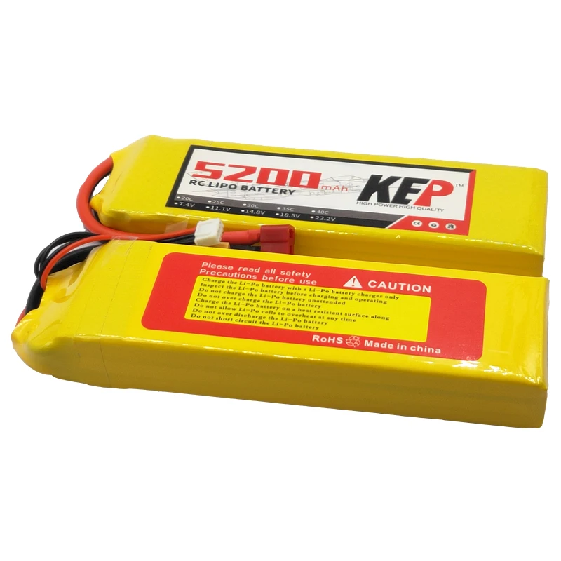Литий-полимерный аккумулятор RC Lipo Аккумулятор 7 4 В 5200 мАч 30C 40C литий-полимерные