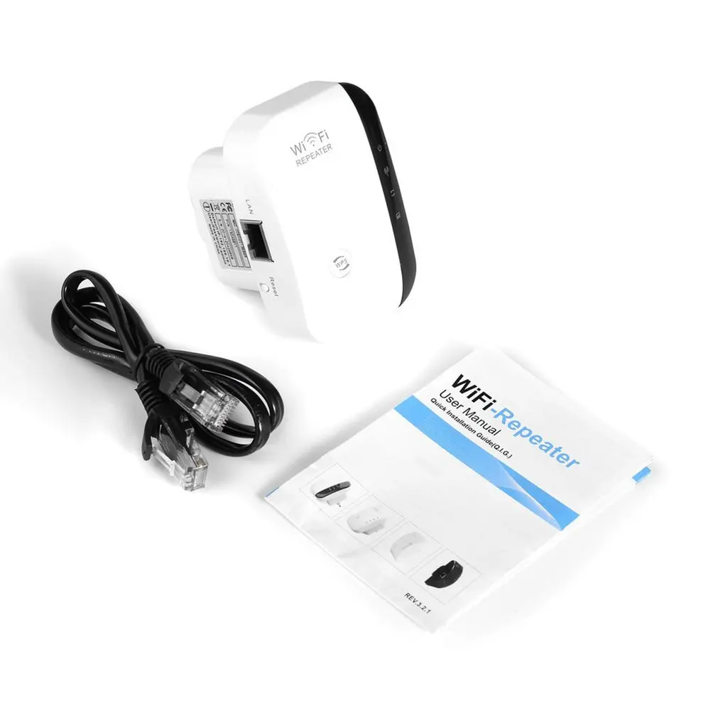 

8pcs Portable Wireless 300Mbps Repeater Network Router Wifi Signal Extender Booster