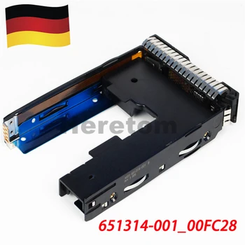 

DE Shipping 2.5" Adapter Tray 00FC28 + 651314-001 3.5" SAS SATA HDD Tray Caddy For HP Gen8 G8 DL388 G8 DL380 DL360