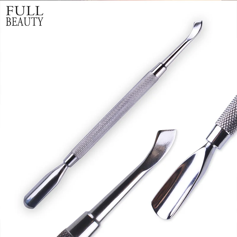Full Beauty 1pcs Professional Nail Tools Cuticle Pusher UV Gel Polish