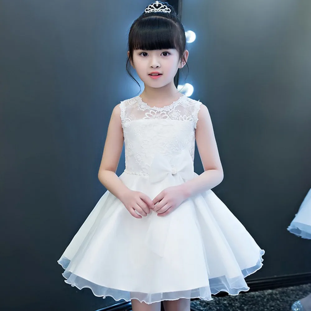 

Summer baby girl wedding elegant princess dress costume ballet celebration anniversary birthday party kids graduation dress