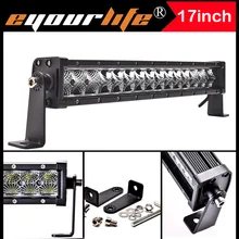 Eyourlife 15/17INCH 75W SPOT FLOOD COMBO WORK Driving LED light bar lamp offroad 12V 24V Waterproof