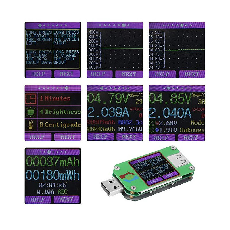 Цифровой тестер RD UM24 UM24C USB 2 0 с ЖК дисплеем|Измерители напряжения| |