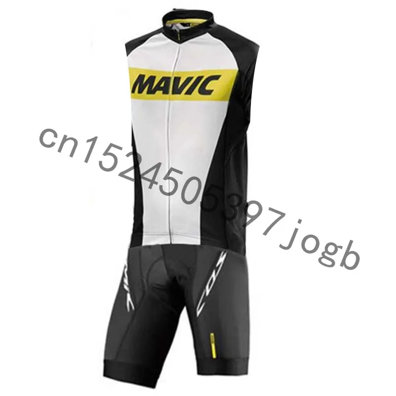 MAVIC Pro Team, спортивный костюм для велоспорта, Триатлон, Ropa Ciclismo, Майо, комбинезон для шоссейных гонок, облегающий костюм без рукавов, комплект из Джерси - Цвет: 3