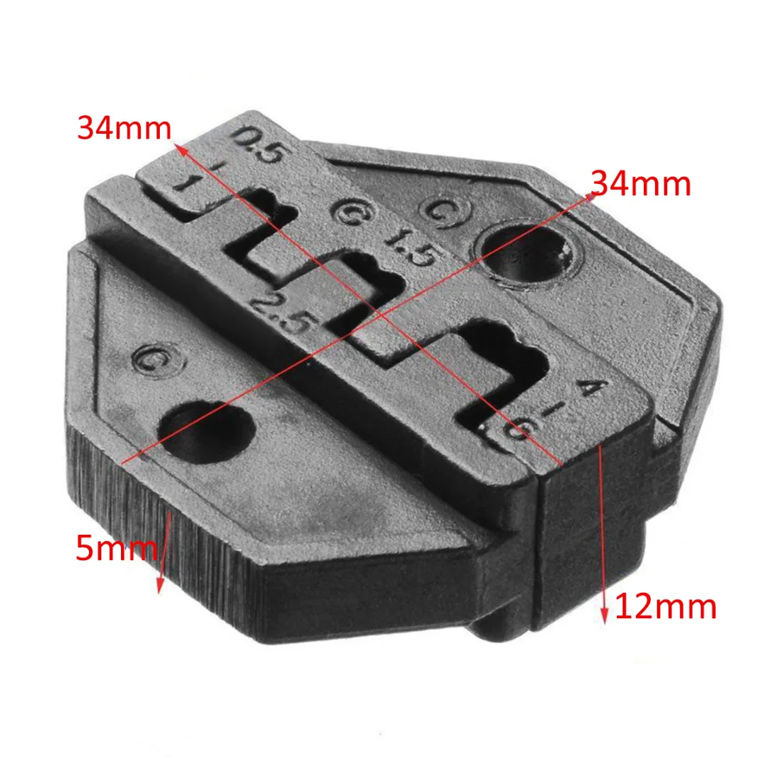 1pc New 230C Ratchet Wire Crimper Insulated Bare Terminal Jaw For Crimping Plier