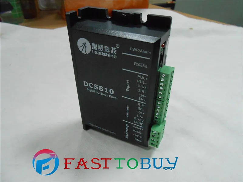 up to 80VDC//20A New Leadshine DCS810 Digital DC Brush Servo Drive