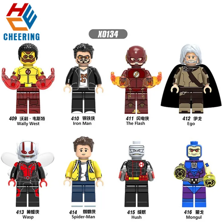 

Single Sale Building Blocks The Living Planet Wally West The Flash Ego Wasp Spider Action Figures Bricks Toys for Children X0134