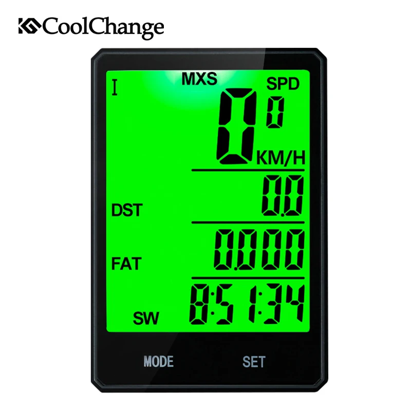 Cool Change Wireless Bike Computer Speedometer Odometer