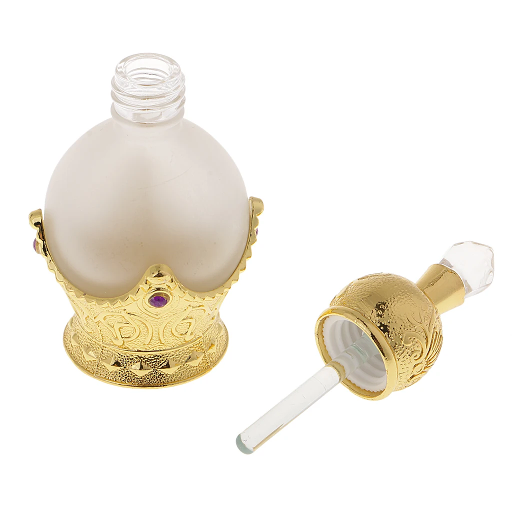 15ml Antique Vintage Empty Glass Perfume Spray Bottle Atomizer Elegant for Lady Women Gift