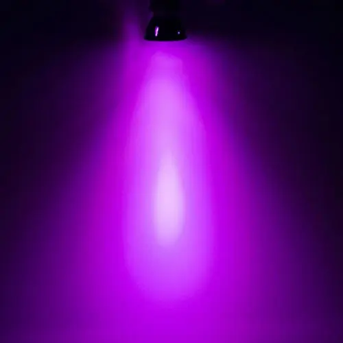 1 шт. супер яркий 9 Вт, 12 Вт, 15 Вт, GU10 MR16 E27 E14 E12 светодиодный лампы с регулируемой яркостью светодиодный прожектор лампы 220V DC 12v 8 красочный потолочный светильник лампы - Испускаемый цвет: Purple