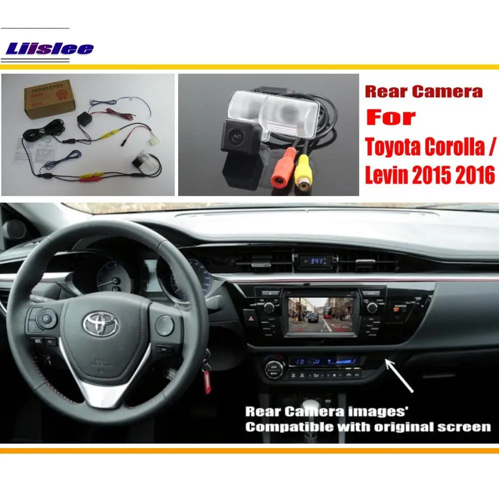Rear View Camera Original Screen Compatible For Toyota Corolla Levin 2015 2016 