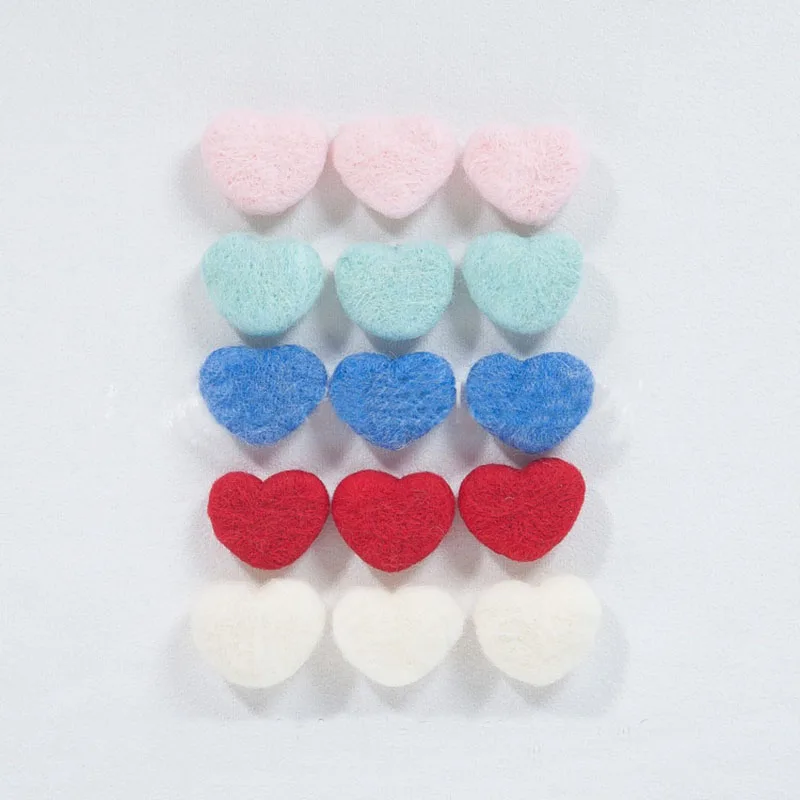 Newborn Handmade Wool Felt Heart Shape Photography Studio Props Infant fotografia Accessories Baby Girl Boy Photo Shoot Props