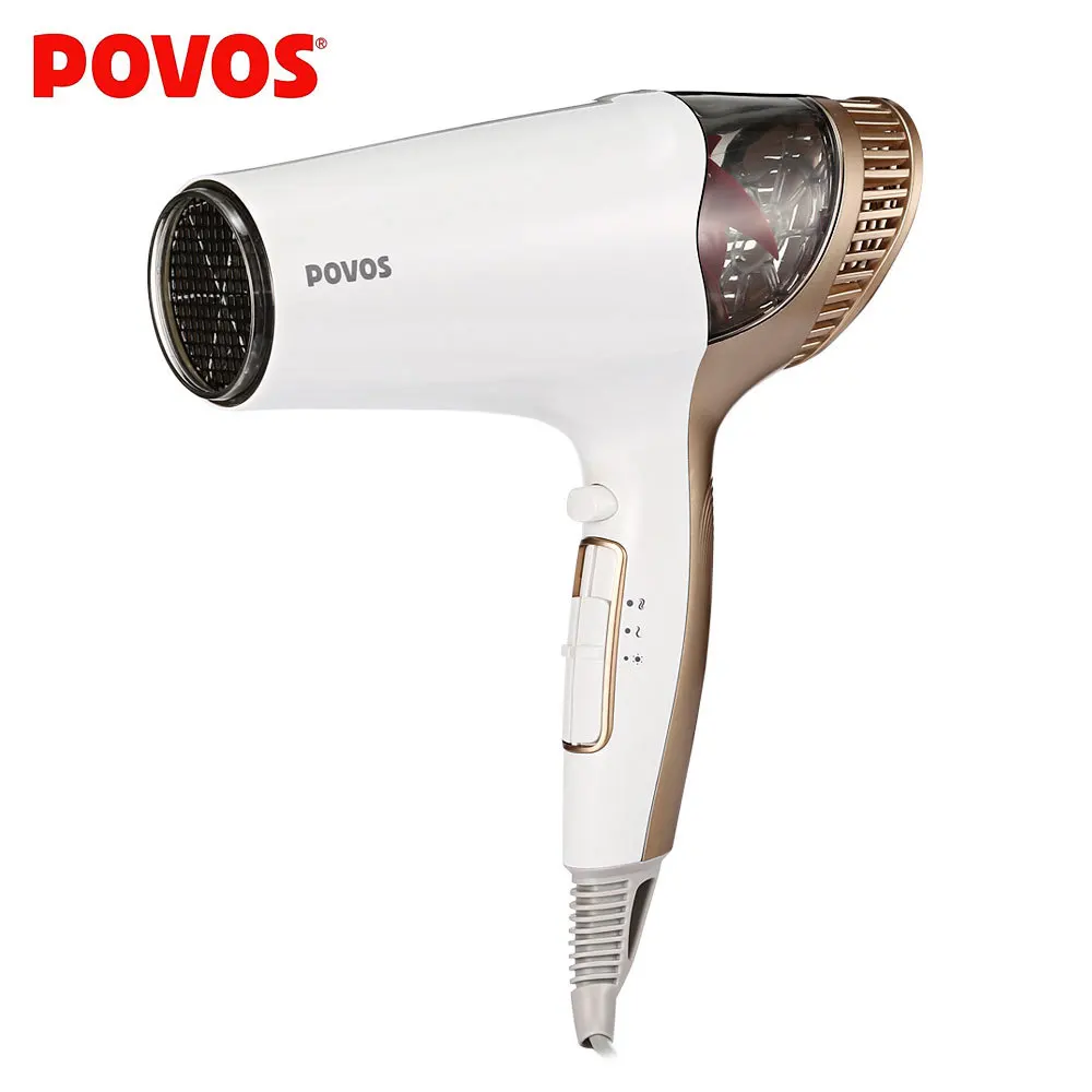 POVOS Professional Electric Hair Dryer Blow Dryer 2200W 2 Airflow
