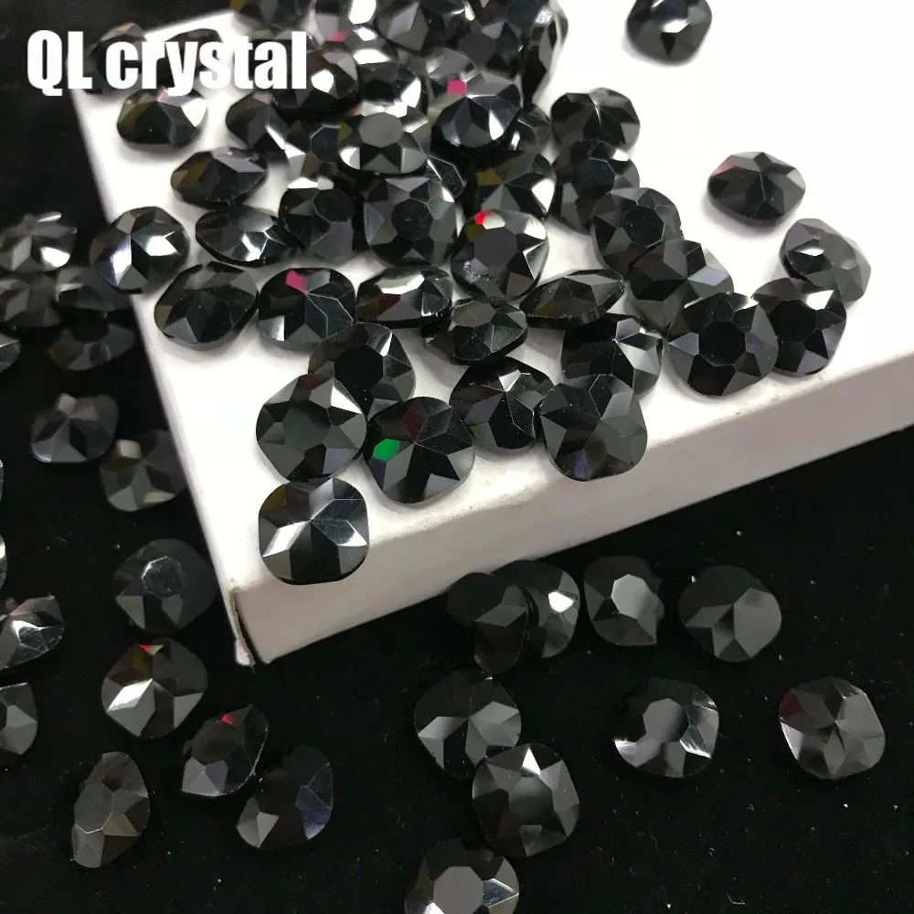 QL Crystal ALL SIZE Fat Square Pointback Rhinestone High Quality for Jewelry Making DIY Accessories | Дом и сад