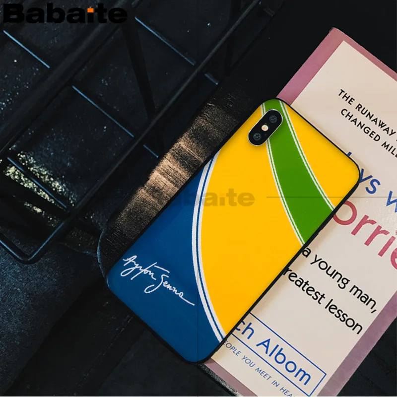 Babaite ايرتون سينا جميل تصميم الهاتف اكسسوارات حالة ل أبل فون 8 7 6 6 ثانية زائد X XS ماكس 5 5 ثانية SE XR الهواتف المحمولة