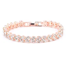 Новые модные браслеты в римском стиле для женщин, женские шикарные элегантные браслеты с кристаллами, подарки, браслеты на руку, браслеты для женщин