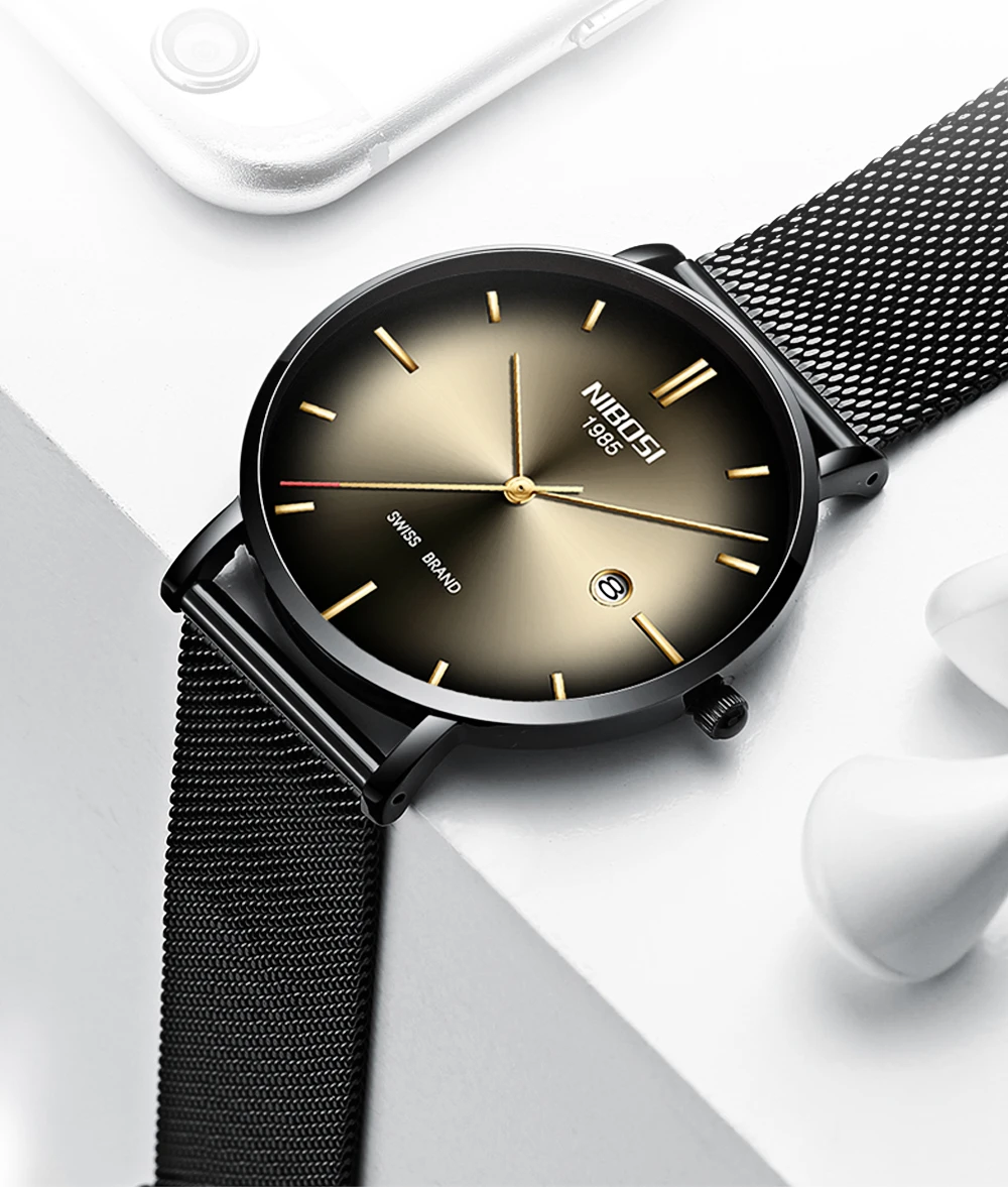 NIBOSI Men And Women Watches Top Brand Luxury Unisex Watch Waterproof Classic Simple Quartz Wrist Watch Erkek Kol Saati Relogios (1)
