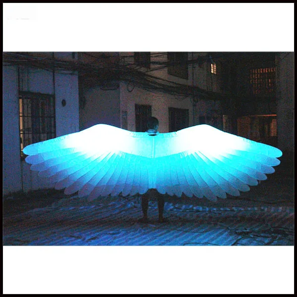 

Free shipment length 4m giant inflatable angel wing