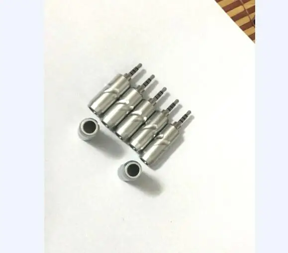 50pcs 3 5mm 2 5mm rhodium plated Plug DIY headphone adapter for FURUTECH Audio Connector