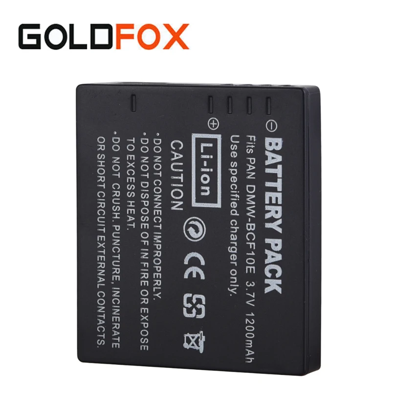 1200mAH DMW BCF10E Rechargeable Camera Battery DMW BCF10E For Panasonic