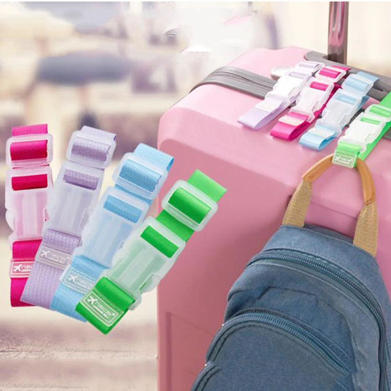 

Portable Travel Accessories Buckle Button Adjustable Security Bag Parts Suitcase Bag Hanger Luggage Strap Aircraft Supplies