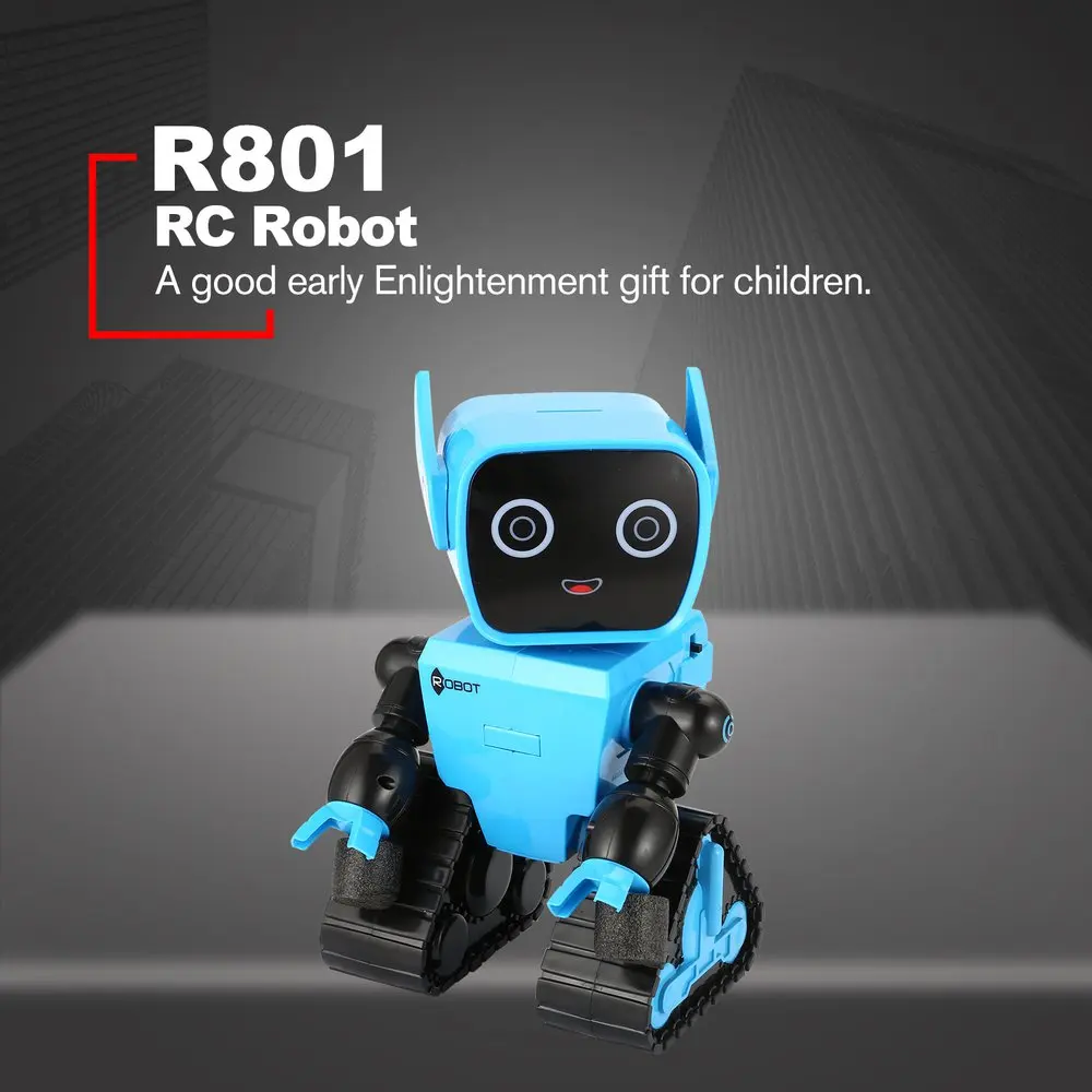 R801 сенсорный/пульт дистанционного управления/Голосовое управление зондирование Интеллектуальный программируемый робот USB зарядка пульт дистанционного управления игрушка Рождественский подарок для детей