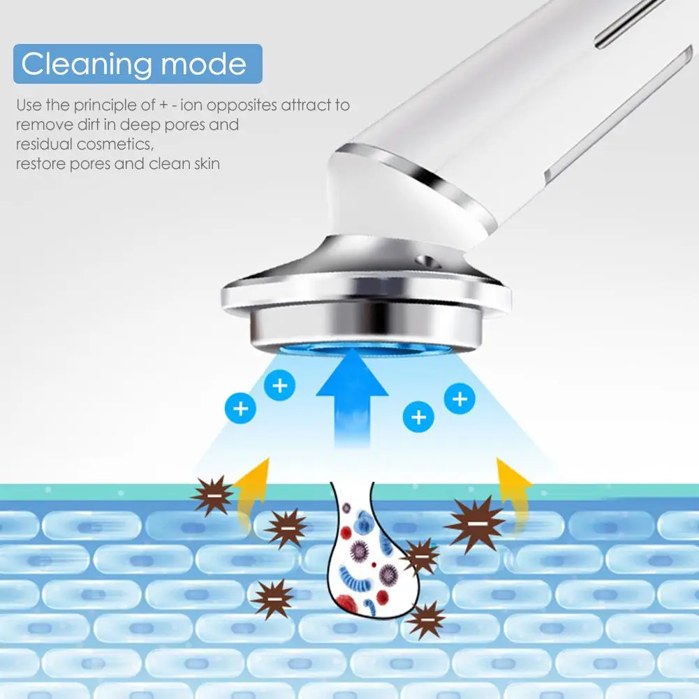 Branqueamento de Limpeza Instrumento de Beleza Cuidados com a Pele Colorido Levou Facial Limpeza Profunda Lifting Massageador Elétrico Dispositivo Luz 21 Limpeza Profunda Facial Lifting Massageador Elétrico Dispositivo