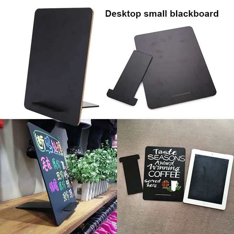 Beste Memo Board Mat Oppervlak Message Board Desktop Kleine Schoolbord MDF Dubbelzijdig voor Kids Kamers