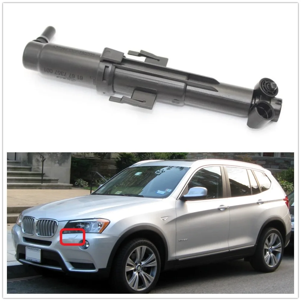 Левая сторона для BMW X3 F25 2011 2012 2013 автомобиль-Стайлинг Омыватель фар Лифт цилиндр распылительная Форсунка струи