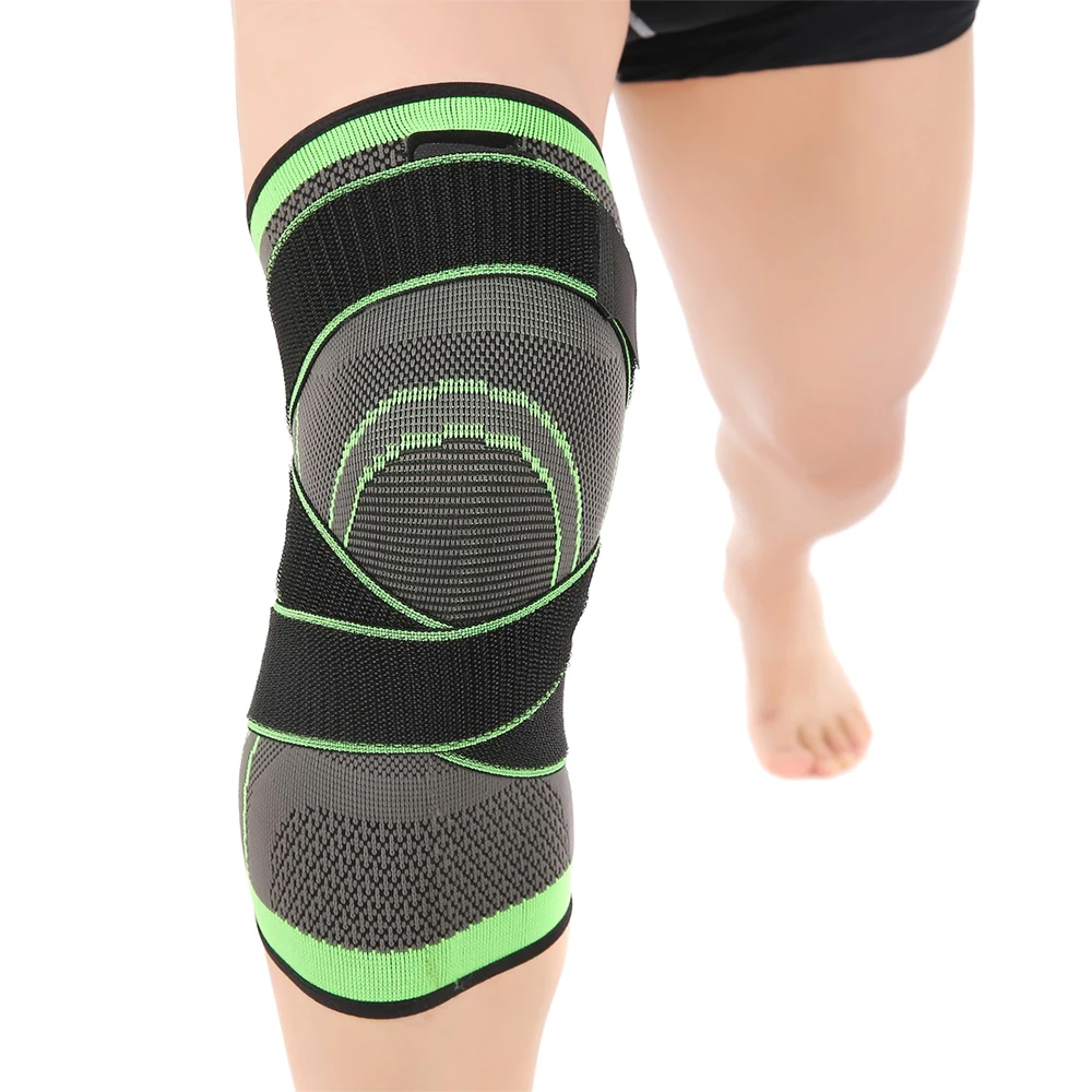

Sports Knee Brace Support Single Wrap Knee Support with Adjustable Compression Strap for Running Jogging Sports Injury Recovery