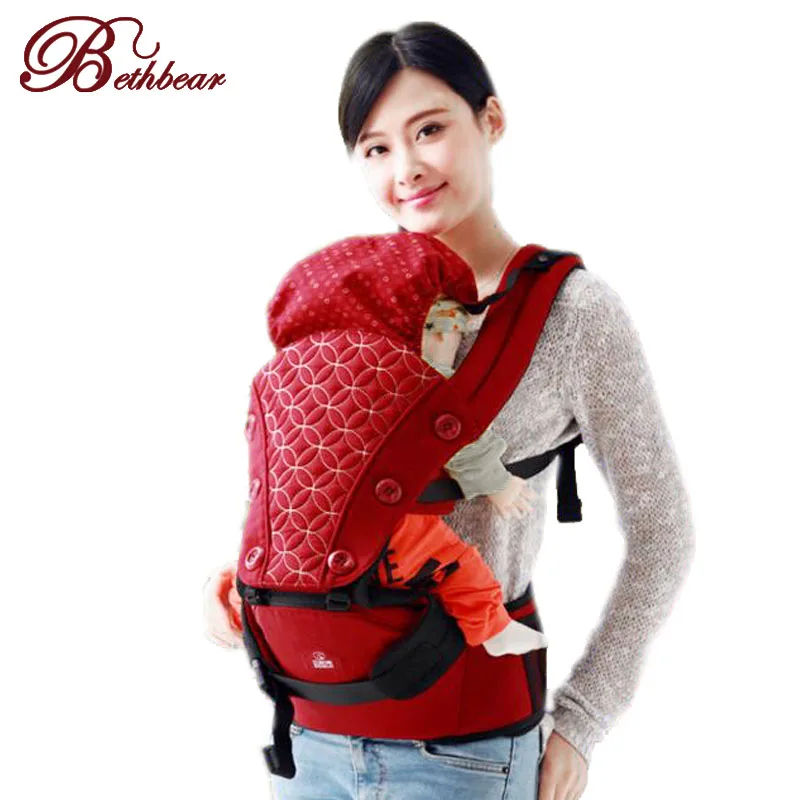 

4 Seasons 0-36 Months 25 KG Baby Carrier Hip Seat with hood Backpack Baby Sling Wrap Carriers Toddler Baby kangaroo suspenders