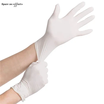 

200pcs/lot White Home Silicone Gloves Disposable Latex Gloves Universal Cleaning Food Medical Cosmetic Disposable Gloves